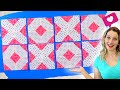 XOXO Quilt Block Free Pattern // Beginner Sewing Tutorial