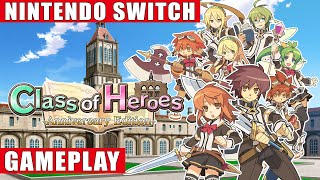 Class of Heroes: Anniversary Edition Nintendo Switch Gameplay