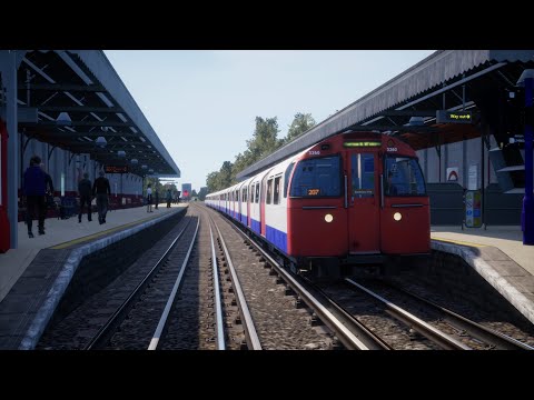 1972 LONDON UNDERGROUND STOCK DEPARTING NORTH WEMBLEY TSW 3!