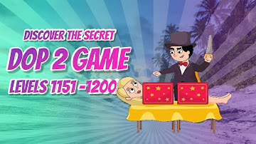 DOP 2 Game Levels 1151 - 1200 Delete One Part Game  Walkthrough Solution and Answer