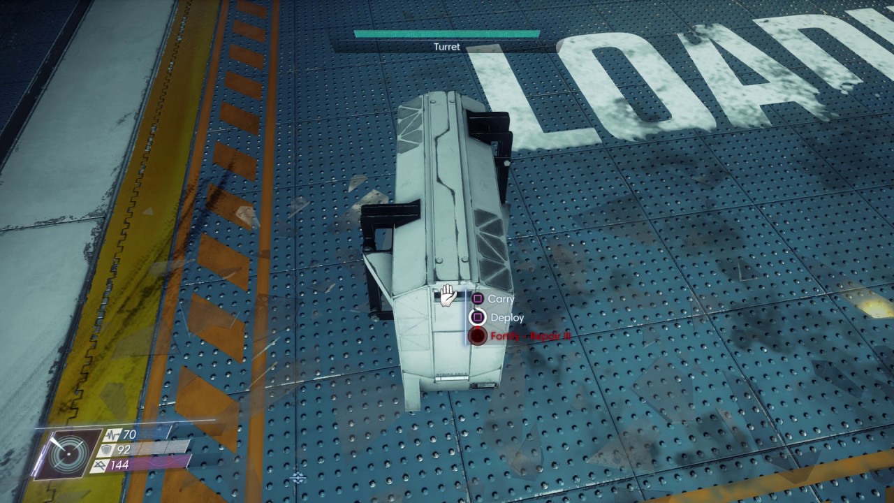 Prey Cargo Bay Defenses Place Turrets In Loading Zone Cargo Bay B