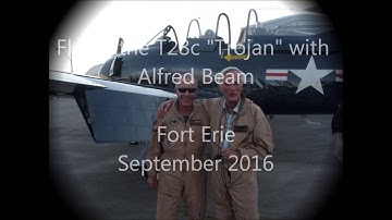 Flying the T28c "Trojan" with Alfred Beam