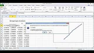 Basic monte carlo simulations of random walk in excel (part 1)