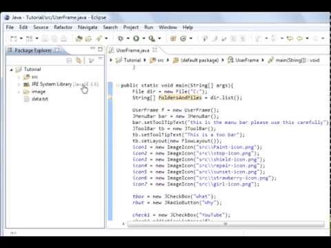 Java programming Lesson 79 GUI : Listing File System Directories and Files in a JList