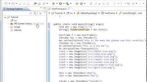 Java programming Lesson 79 GUI : Listing File System Directories and Files in a JList