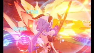 Genshin Impact | Damage Test | Ganyu Charged attacks | Pyro Regisvine | World Level 8