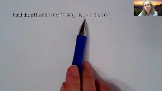 Chp 16 Part 6: Polyprotic acids; Sulfuric acid