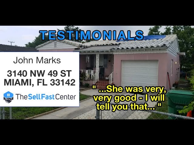 Testimonial Video: John Marks, Miami FL | The Sell Fast Center