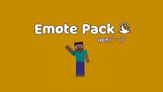 Minecraft Steve Emote Pack [gold screen]