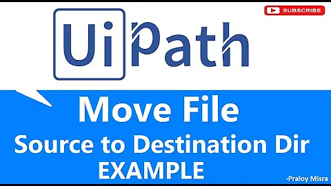 uipath move file to another folder|how to move files from one folder to another folder in uipath