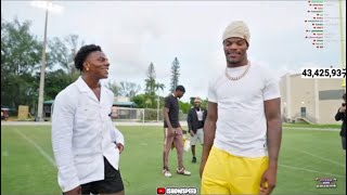 Full Lamar Jackson & @IShowSpeed linkup in Miami, Florida News