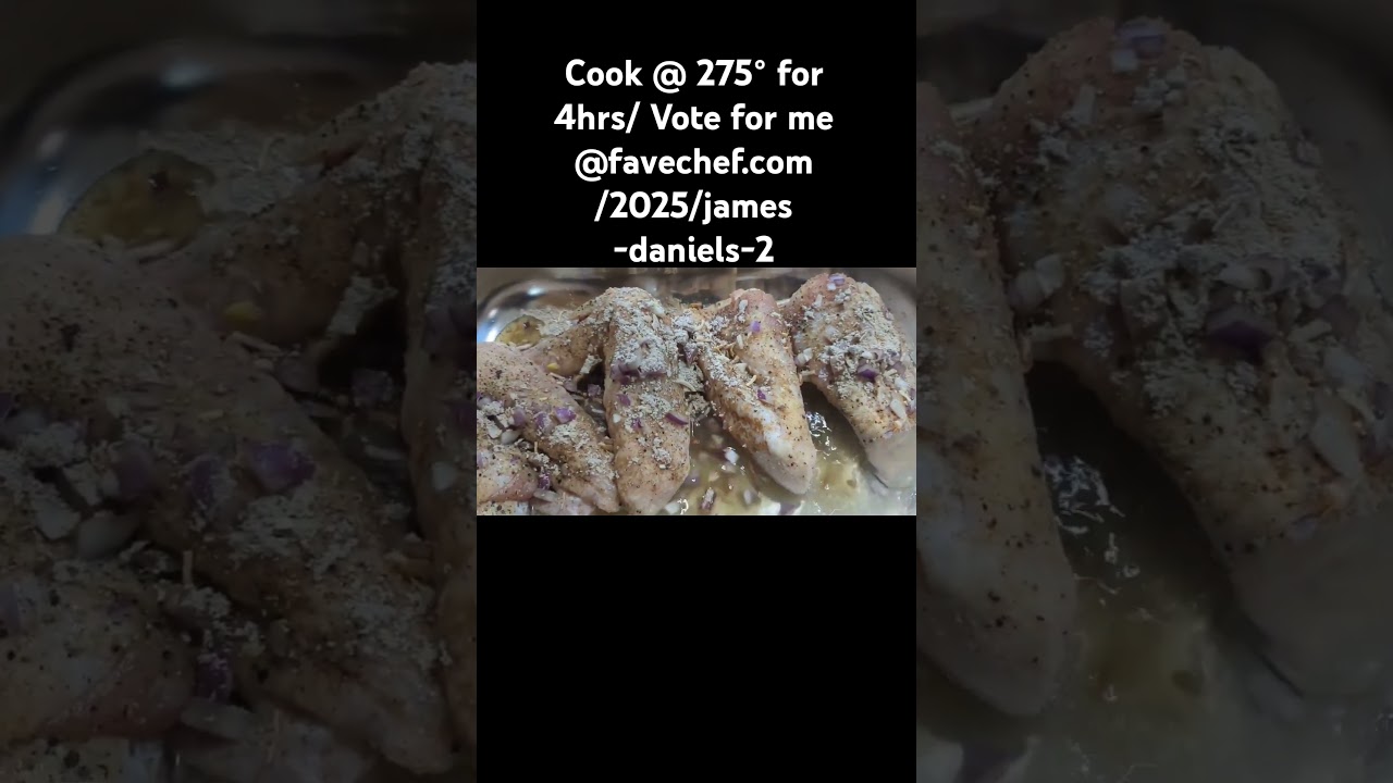 Turkey Wings slow cooked 