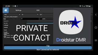 DroidStar - Private DMR Contact screenshot 2