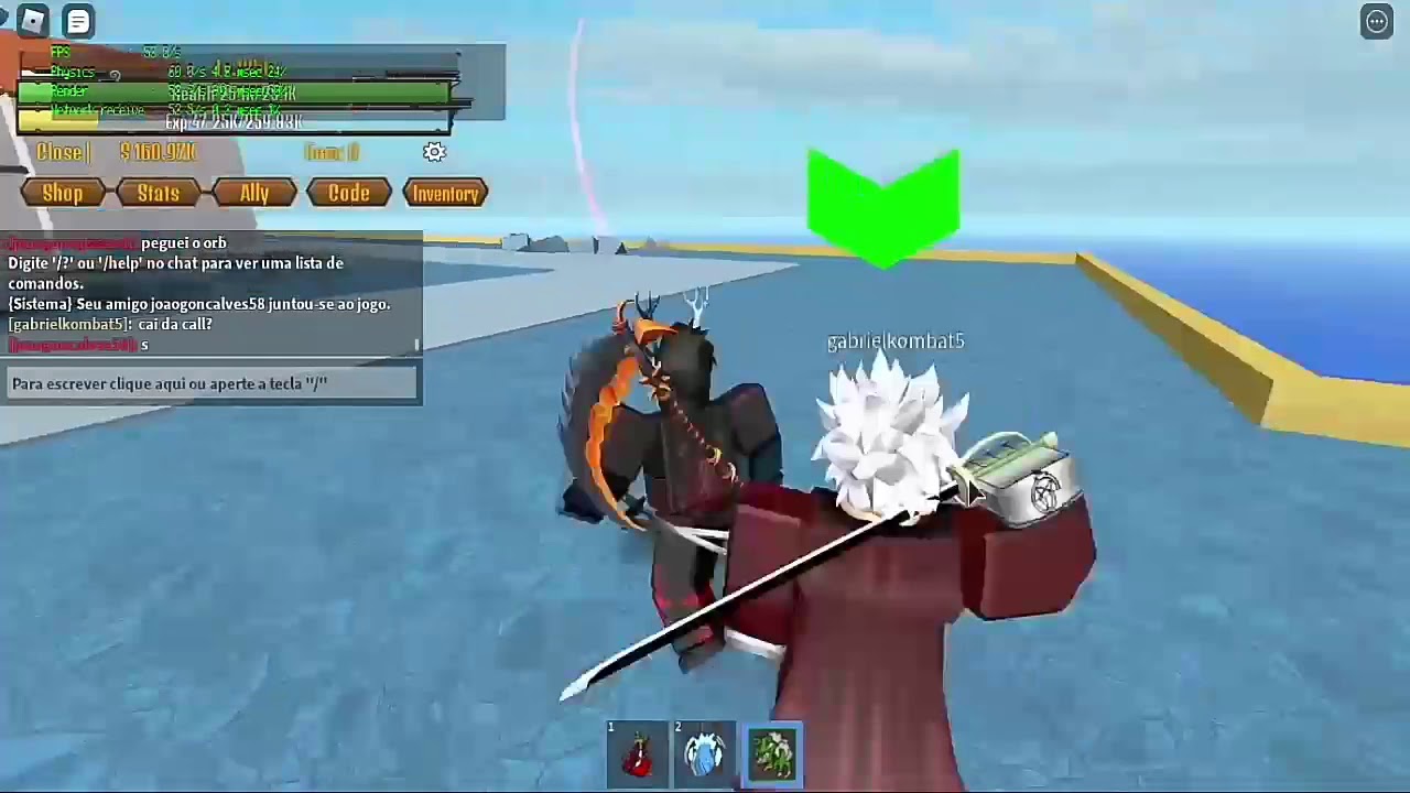 roblox showcase dino fruitking piece YouTube