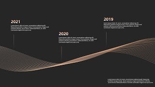 PPT创意设计：制作PPT创意曲线时间轴动画