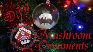 How To Make 2 Mario Mushroom Tree Ornaments ( collab with beadaholic94)