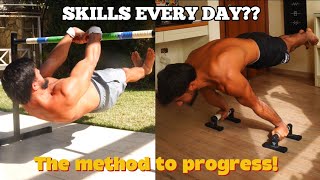 How To Use GREASE THE GROOVE To Progress Faster (Planche and Front lever)