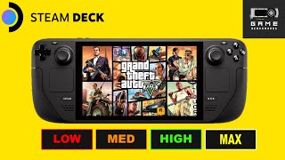 GTA 5 | STEAM DECK BENCHMARK | 800P | Single Player | Multiplayer | Normal | High | Very High