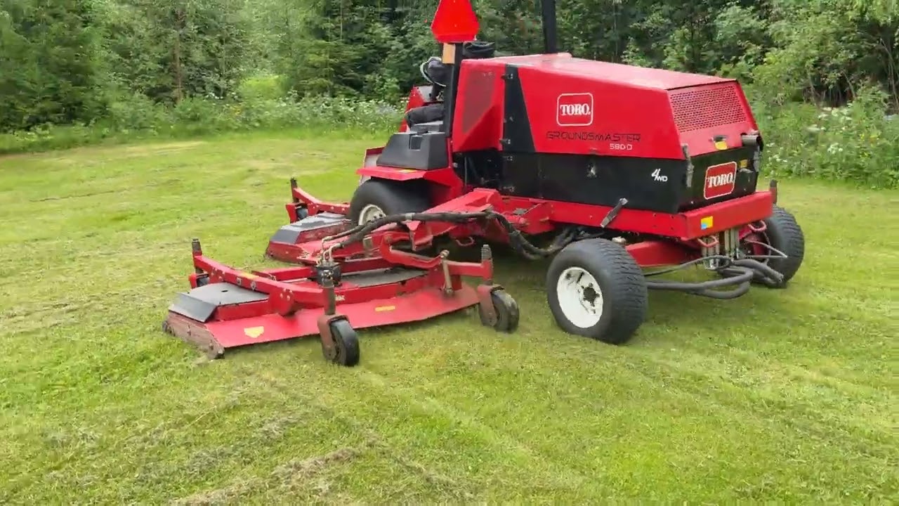 Rotorklippare Toro Groundmsster 580D