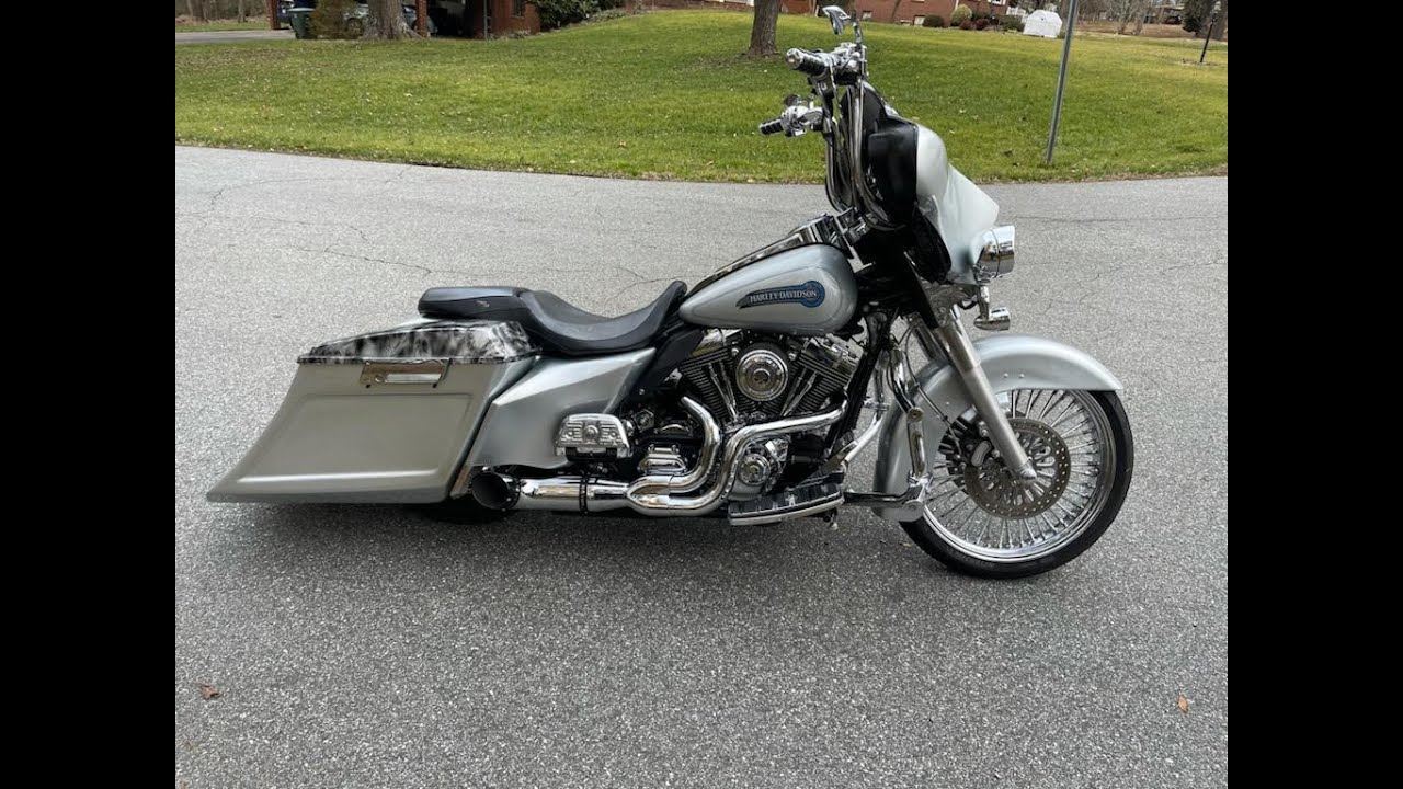 6" down and 9" out angle saddlebags and fender kit for Harley Davidson Road king street glide