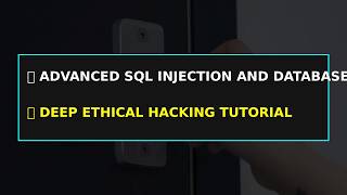 🔒 Advanced SQL Injection and Database Exfiltration Techniques | Complete Ethical Hacking Guide 🛡️