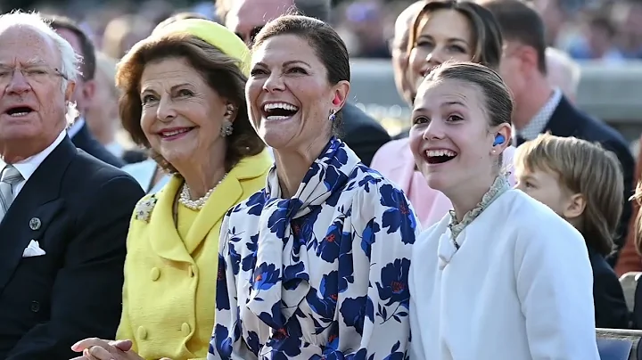 Princess Estelle and Crown Princess Victoria singing along at jubilee concert - DayDayNews