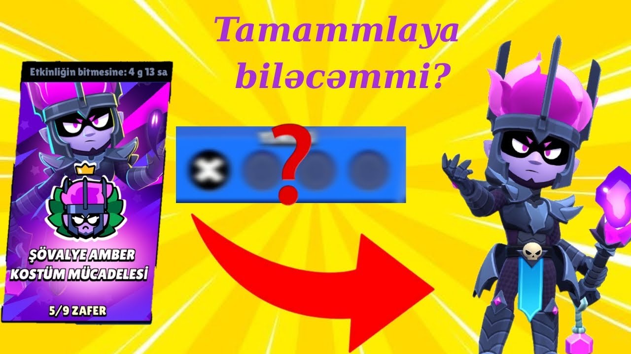 Yeni gelen Amber mücadelesini oynadım(kazandımmı?) Brawl stars 