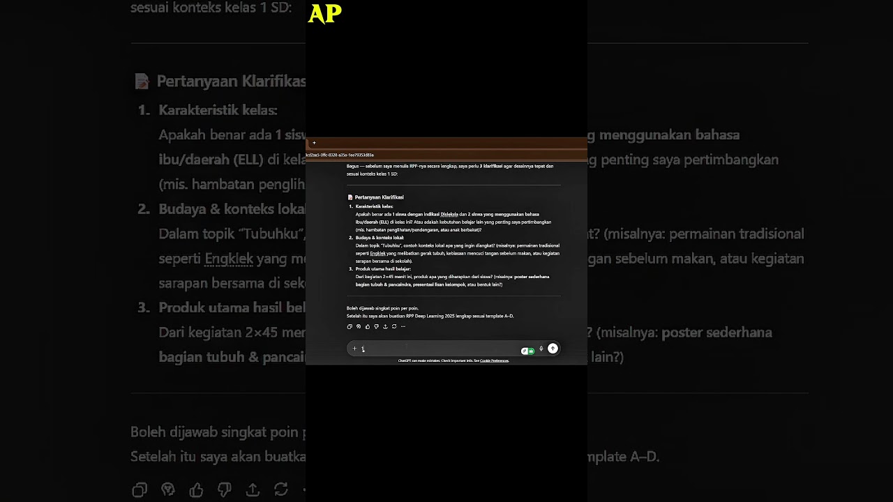 RPP Deep Learning dalam menit