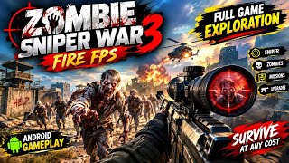 Zombie Sniper War 3: Fire FPS 🔥 Full Game Exploration | Zombie Sniper Gameplay.   screenshot 2