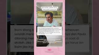 BAIM WONG LARANG PAULA TEMUI ANAK DI SEKOLAH #baimwong #baimpaula #kenzo #paulaverhoeven