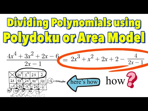 Dividing Polynomials Using Polydoku (Part 3) - YouTube