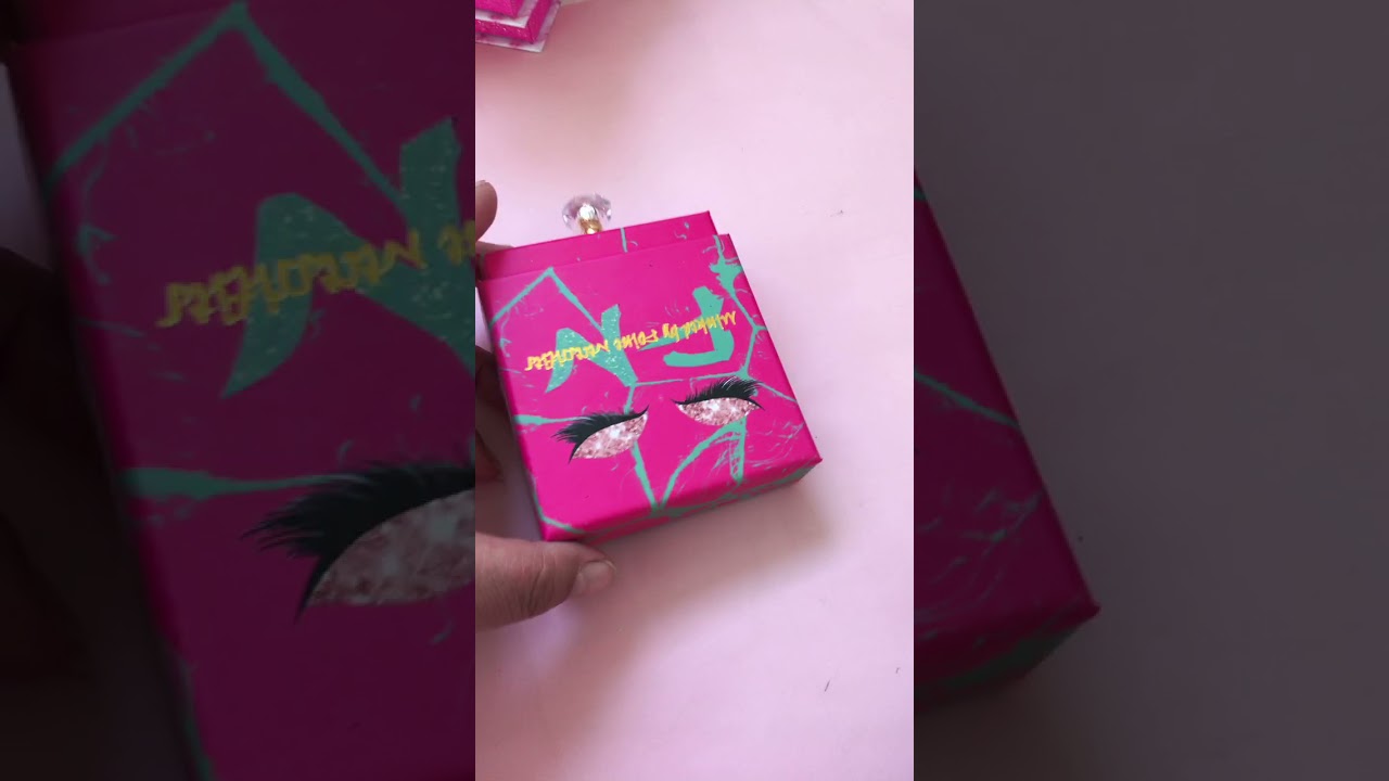 Eyelashes Packaging Box Lash Box Design Wholesale Eyelash Boxes