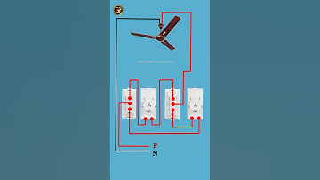 Two fan regulator connection with two way switch connection।।
