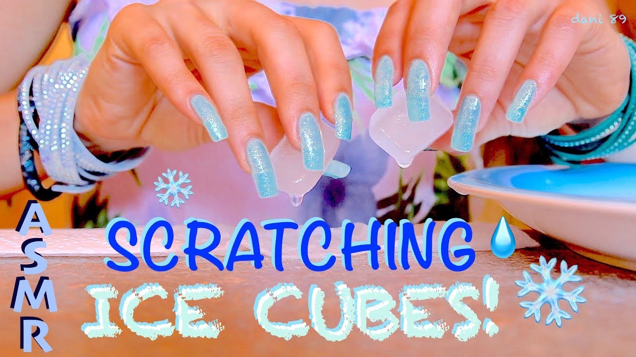 🎧 binaural ASMR 💦 ❒ nail-SCRATCHING ◘ ICE CUBES! ❄️ So wet & satisfying... ◈