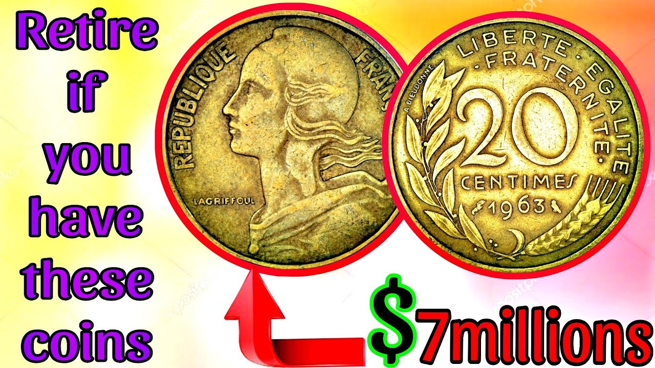 Golden Shine, Million Dollar Value France 20 Centimes Coin Reveal!