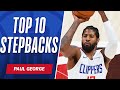 Top 10 Paul George 'Stop on a Dime' Stepbacks This Season! 🎯🔟