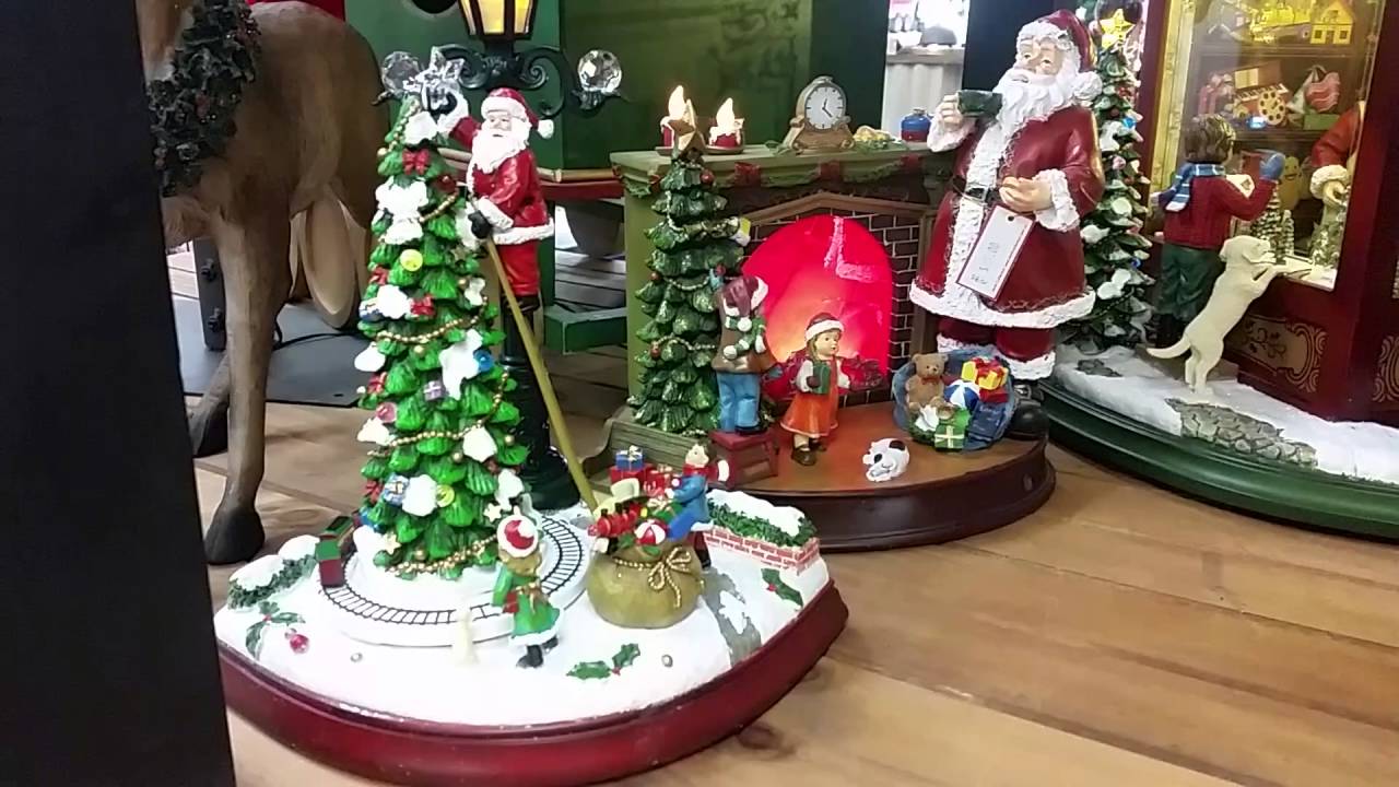 Santas Magical Workshop Christmas Village - YouTube