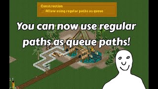 You can now use regular paths as queue paths!