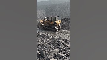 CAT DOZER D6R MINING WORKING #caterpillar #dozer #mining #coalmining #coalindia #automobile #video