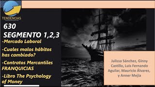 Tendencias 630  Mercado Laboral / ¿Cuales malos hábitos has cambiado? / Contratos FRANQUICIAS