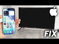 How To Fix Screen Mirroring Not Working On iPhone - Full Guide