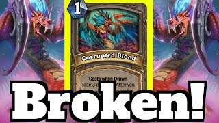 GAME BREAKING Hakkar Combo! Shuffling 100+ Corrupted Bloods! | Hearthstone