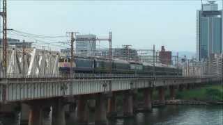 9023ﾚ　EF65 1133+24系トワ編成8両