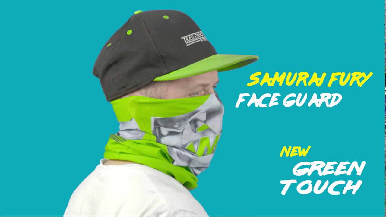 Samurai Fury Face Guard Available for purchase now! Face Guard Promo