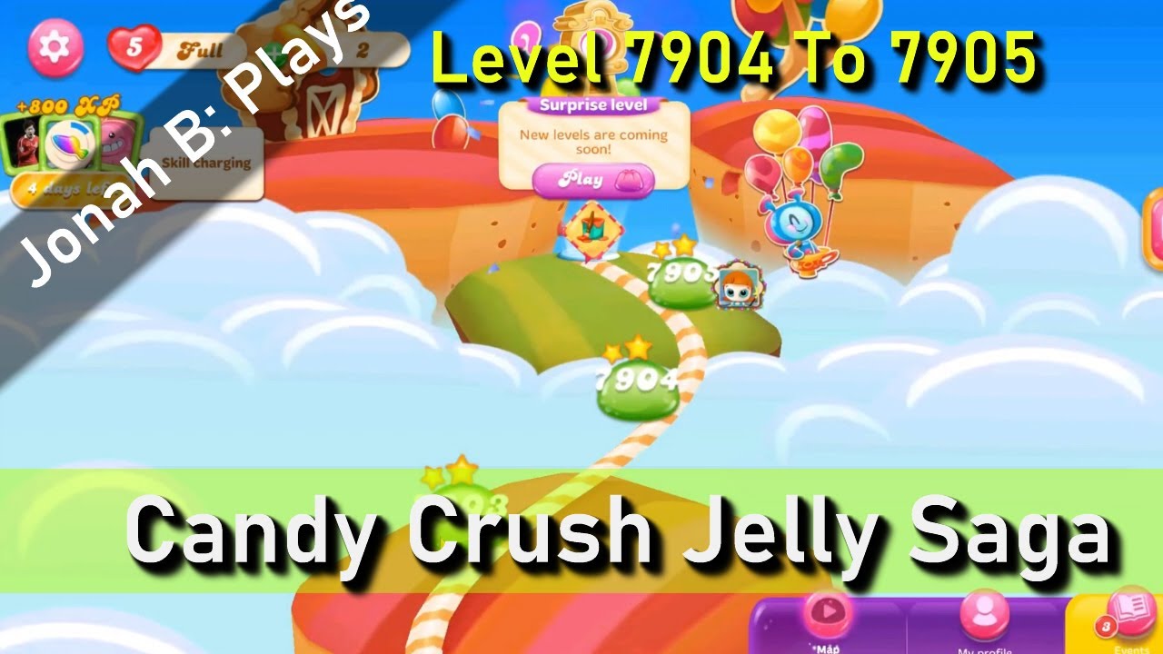 Candy Crush Jelly Saga Level 7904 To 7905 - YouTube