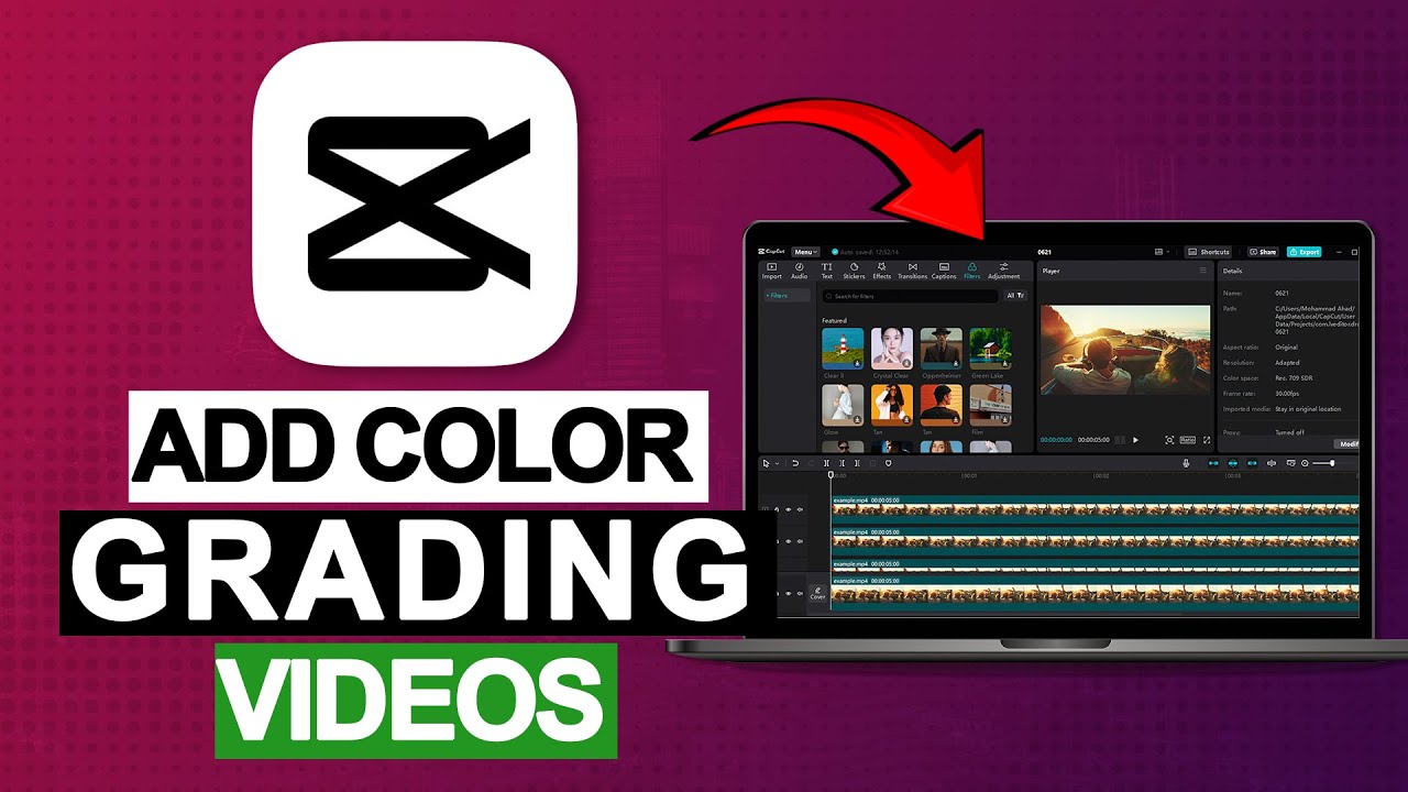 How to do Color Grading on Videos in Capcut | Video Editing Tutorial ...