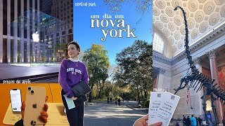 explore Nova York comigo | vlog dia 3: Central Park, Tour pela Apple &amp; Museu de História Natural