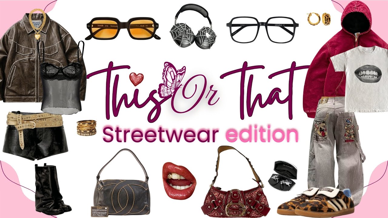 “Y2K Streetwear Aesthetic 🔥✨ Trendiest Urban Styles You Need! 👟💥 | This or That”