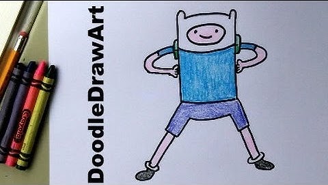How To Draw Finn the Human - Easy Drawing Lesson Tutorial for beginners!