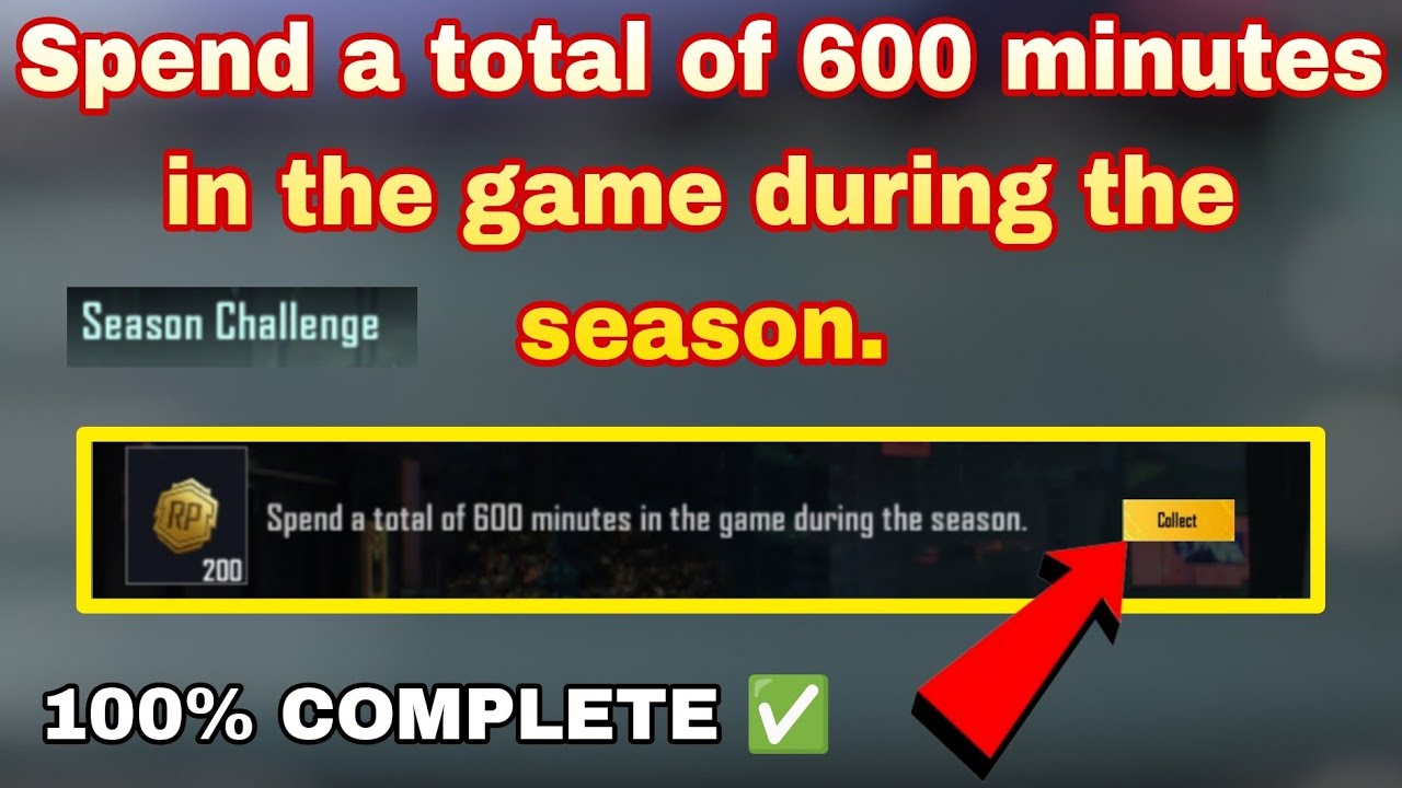 Spend a total of 600 minutes in the game during the season. - YouTube
